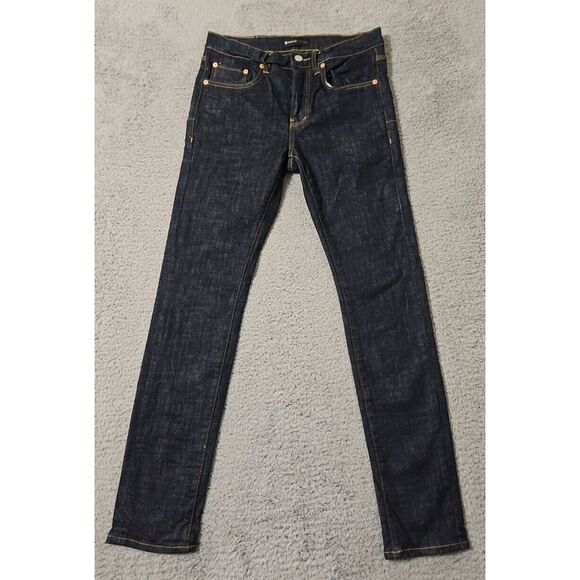 Purple Brand Dark Wash Rai Button Fly Mens Jeans Size 31 x 31‎ Excellent